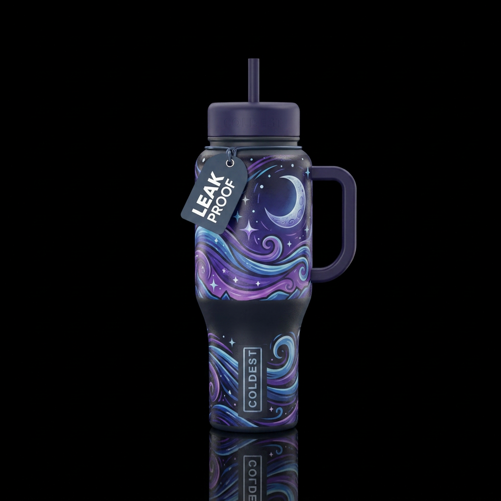 Moonwind water bottle design