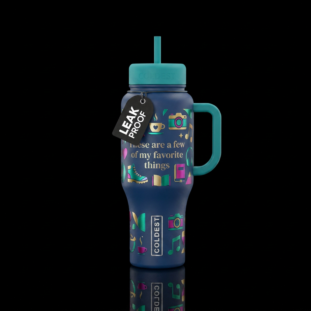 These are a few of my favorite things water bottle design