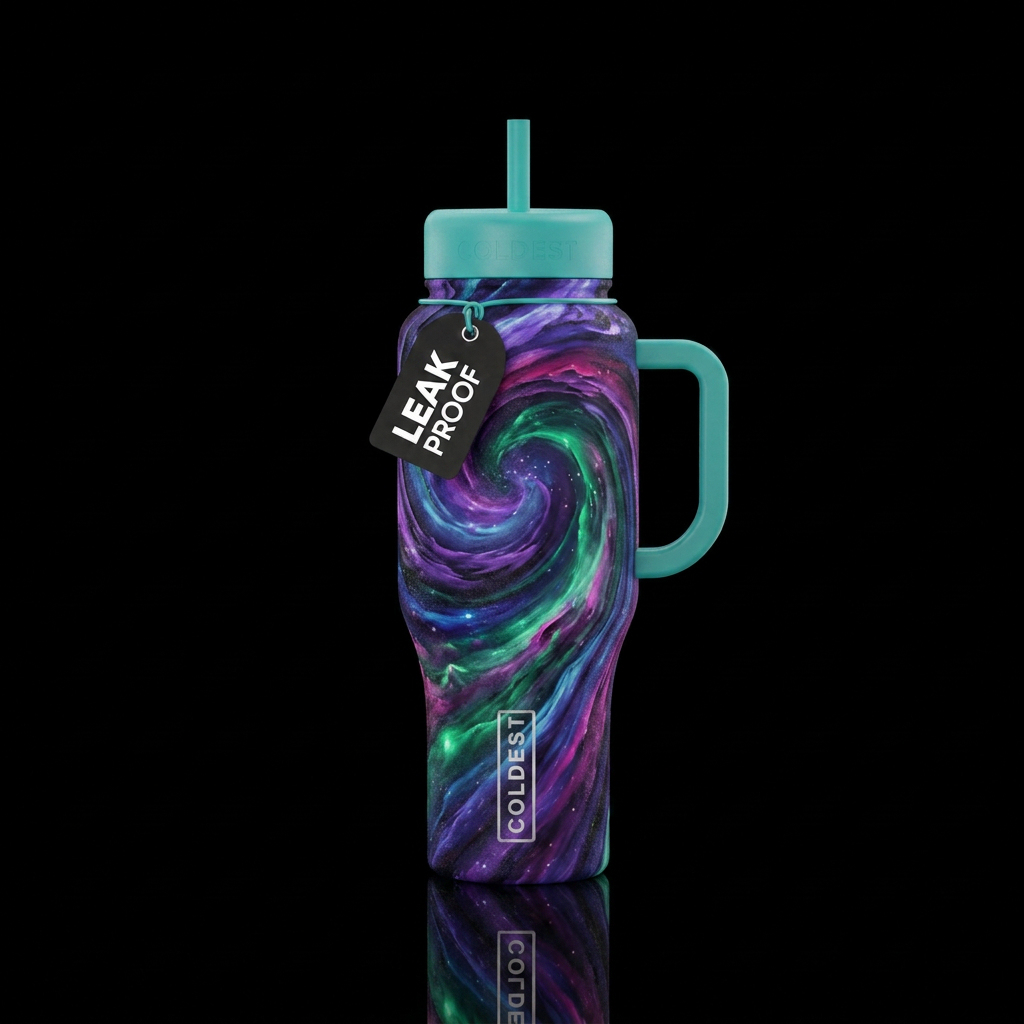Dream Float Spiral water bottle design