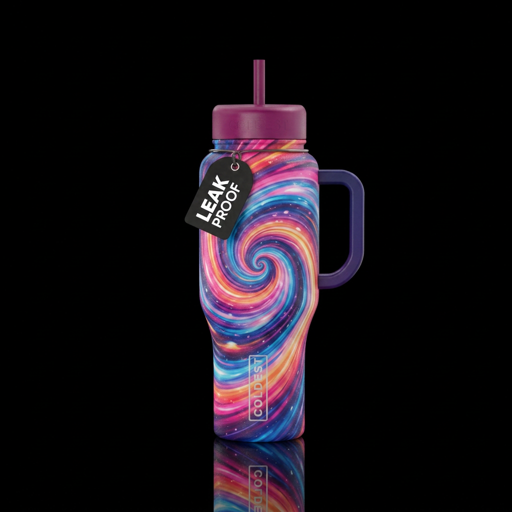 Dream Float Spiral water bottle design