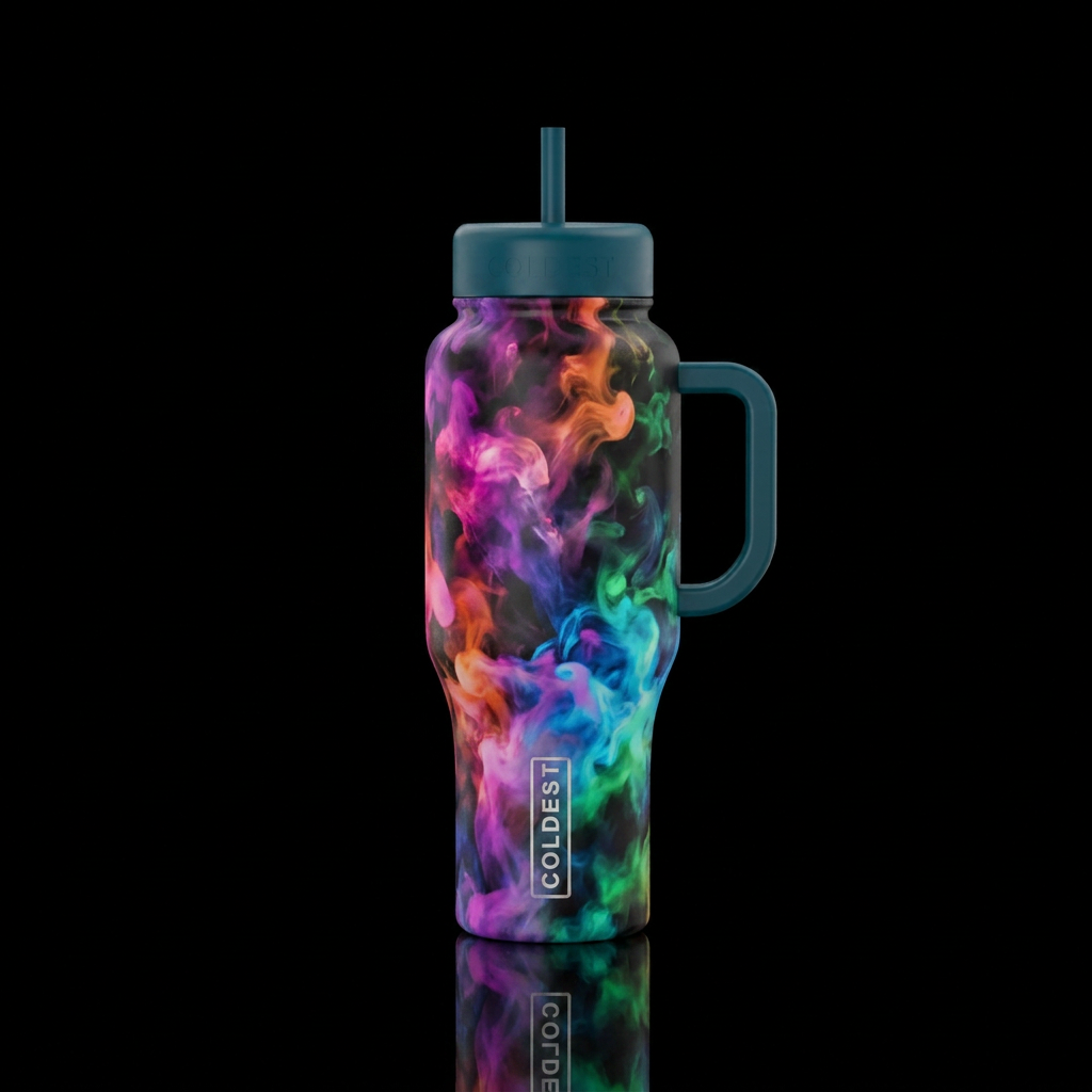 Carnival Fog water bottle design