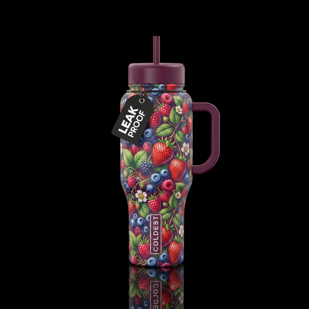 Berry Bliss water bottle design