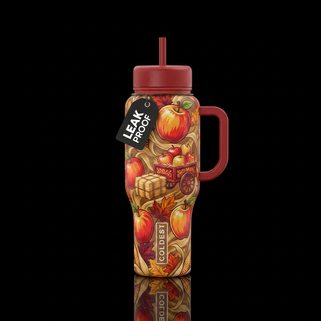 Honeycrisp Hayride water bottle design