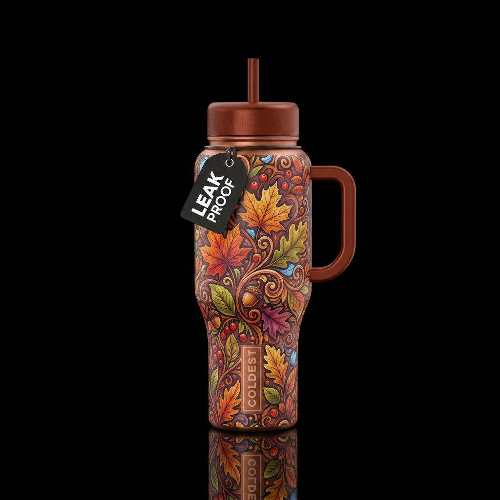 Autumn Dream water bottle design