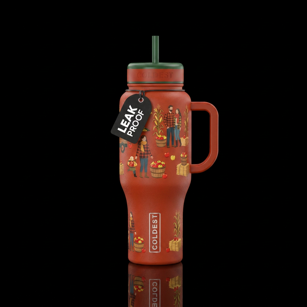 Honeycrisp Hayride water bottle design
