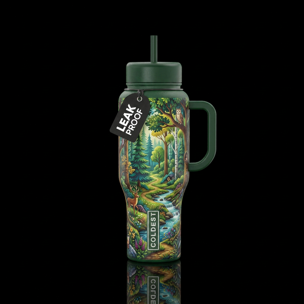 Forestonia water bottle design