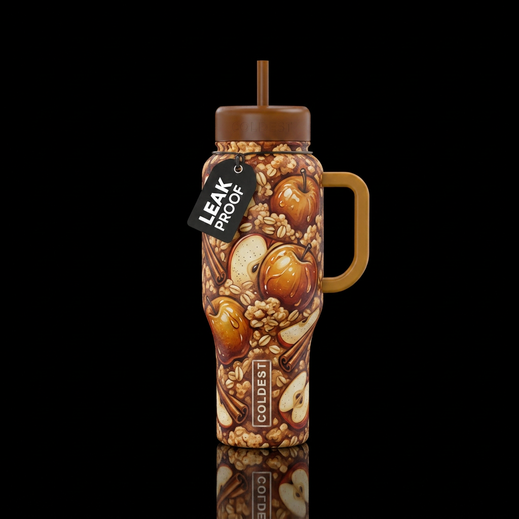 Apple Brown Betty water bottle design