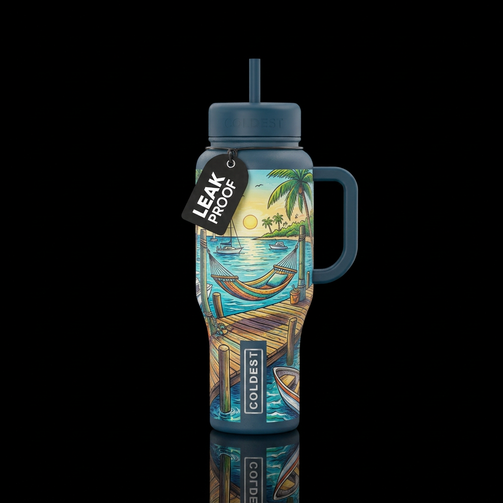 Dockside Hammock water bottle design