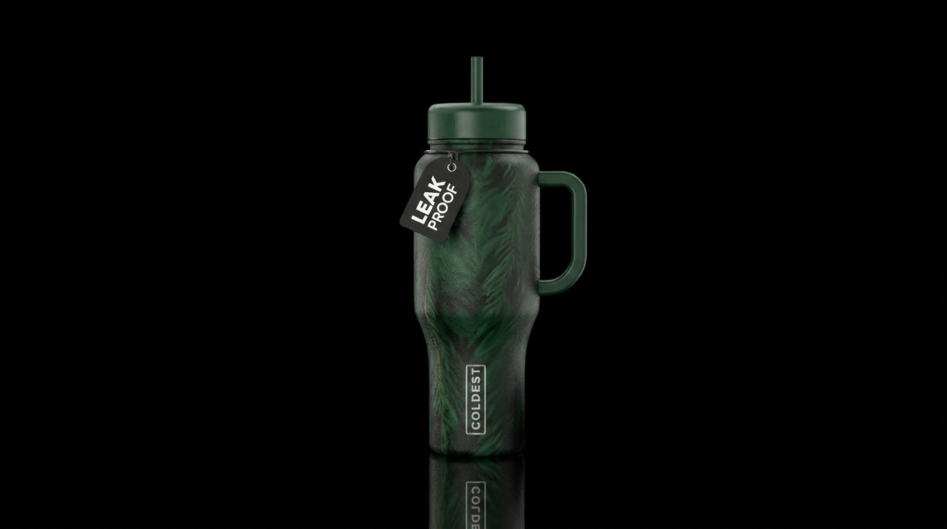 Frasier Fir water bottle design