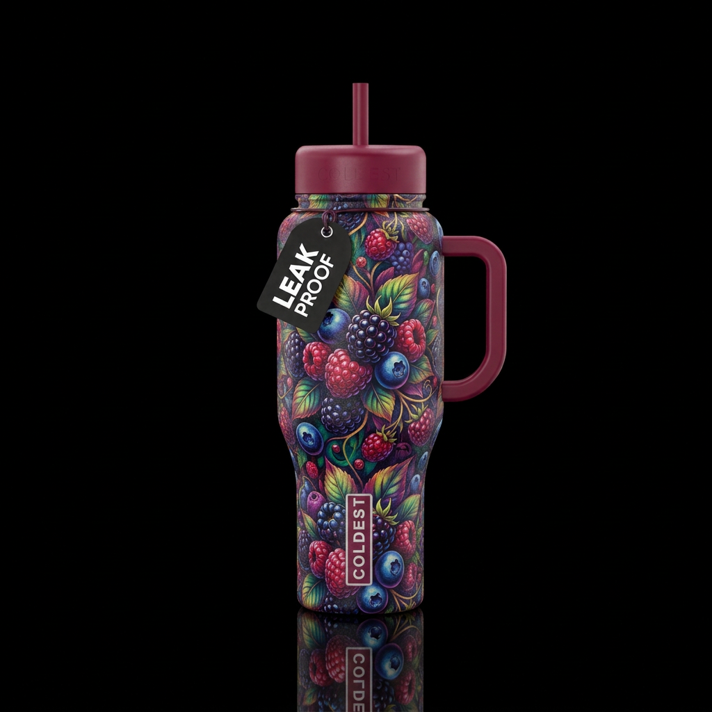 Berry of Desire water bottle design