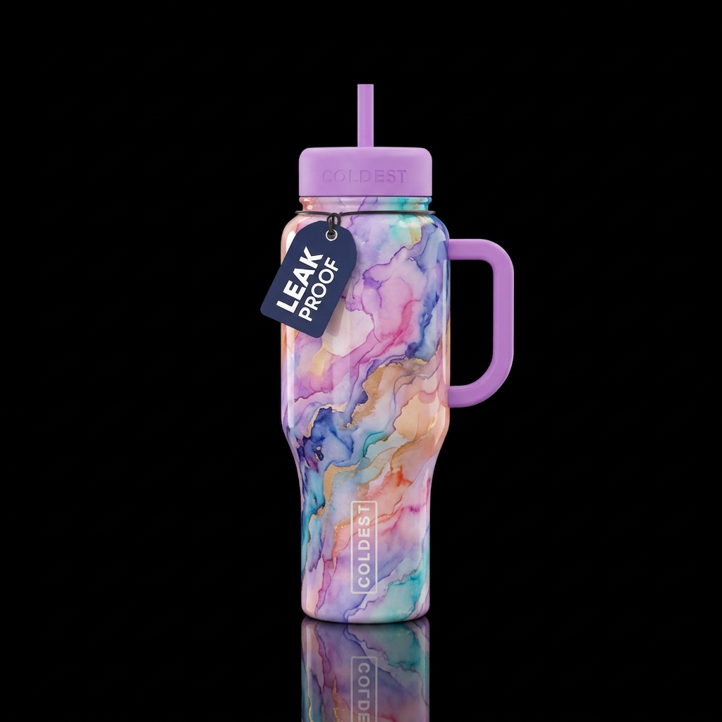 Dreamy Complexion water bottle design