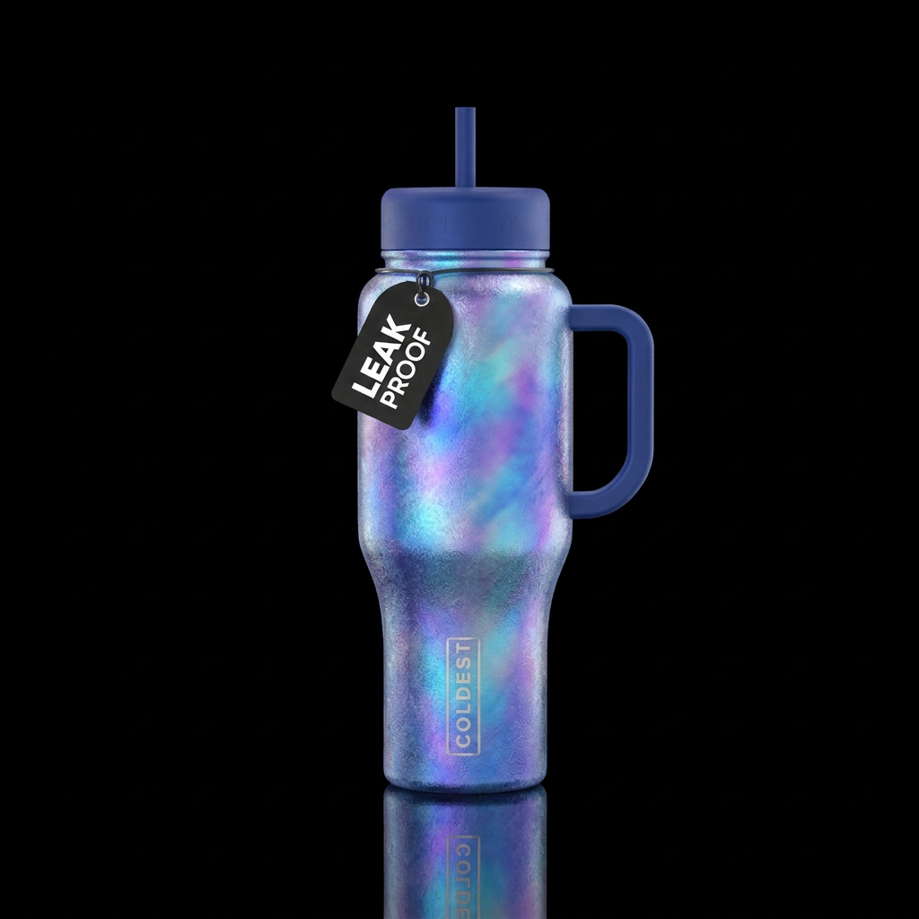 Frosted Reverie water bottle design