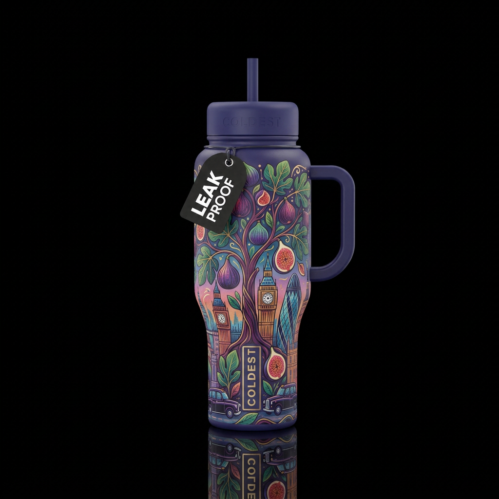 Fig of London water bottle design