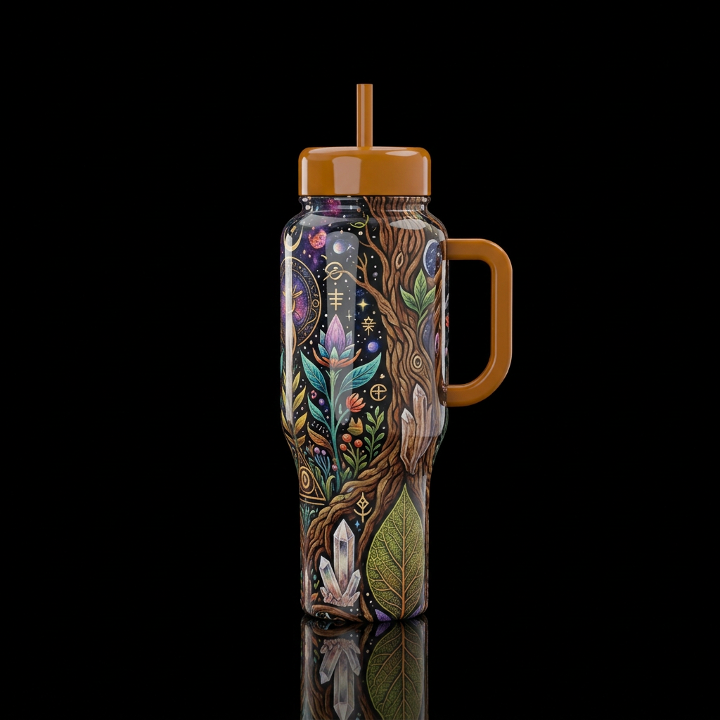 Gypsies Elixir water bottle design