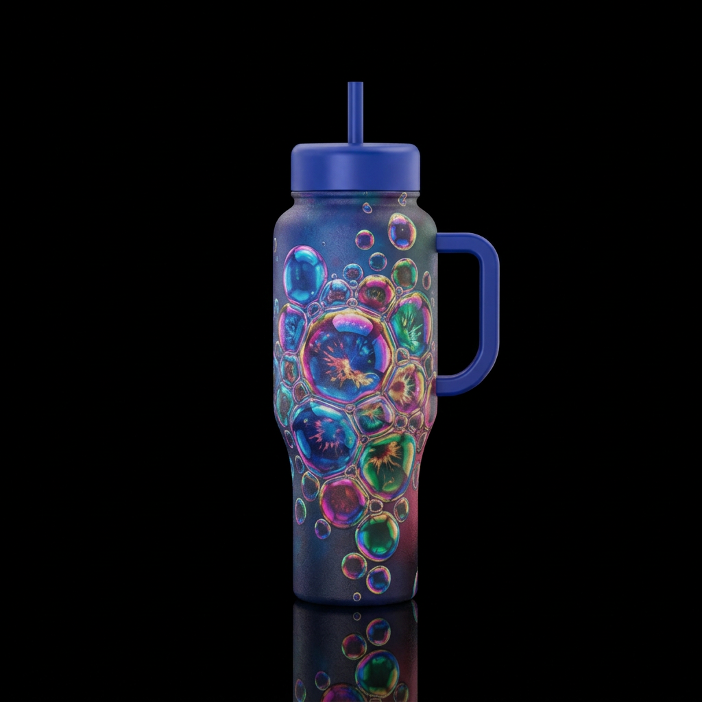 Bubble Bomb water bottle design