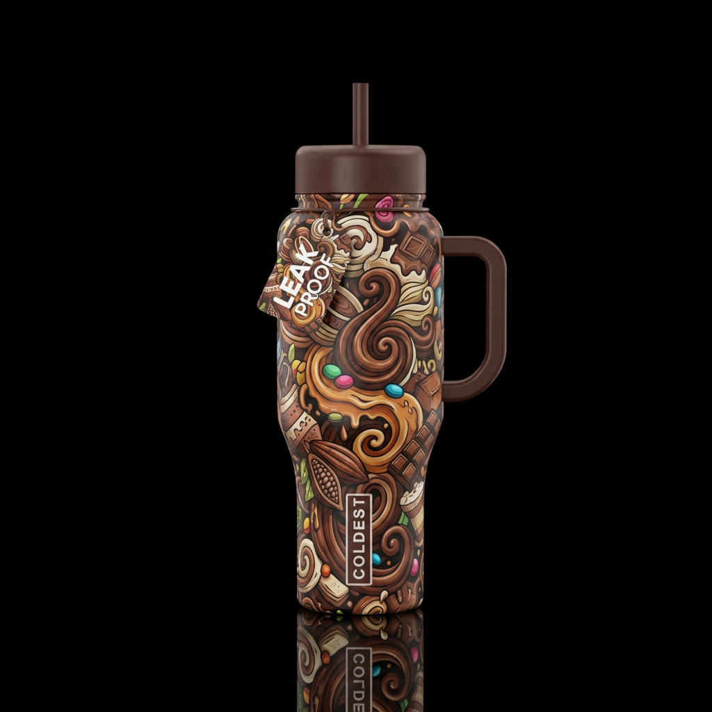 Choco Dream water bottle design