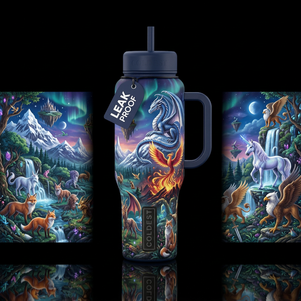 Here's a highly detailed concept that would work b... water bottle design
