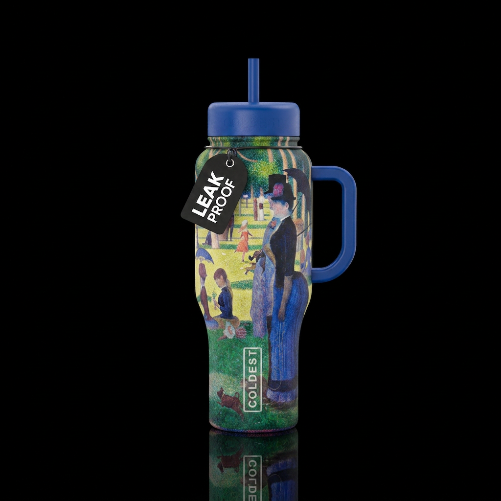 A Sunday on La Grande water bottle design