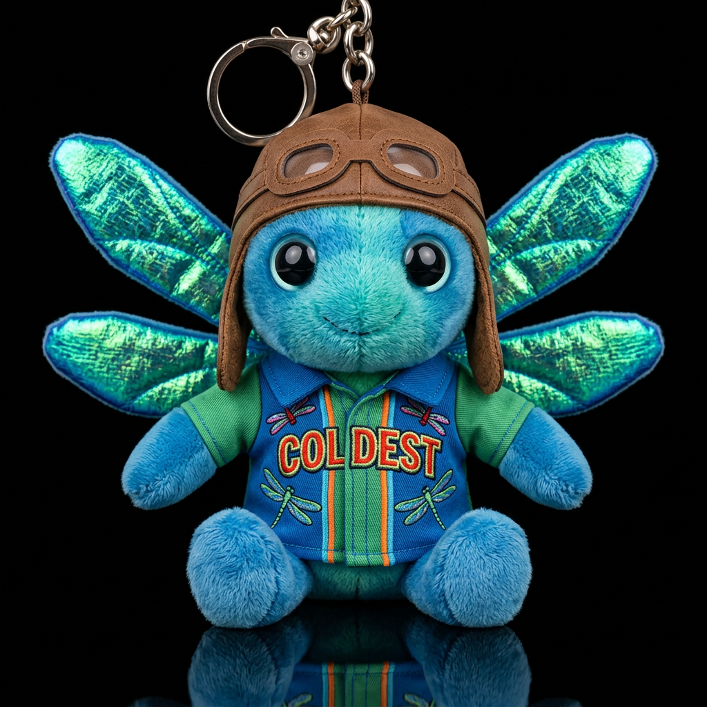 Flyer the dragonfly water bottle design