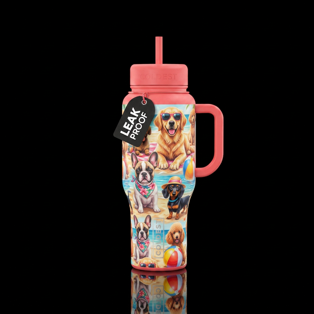 Hot Dog Sunmer water bottle design