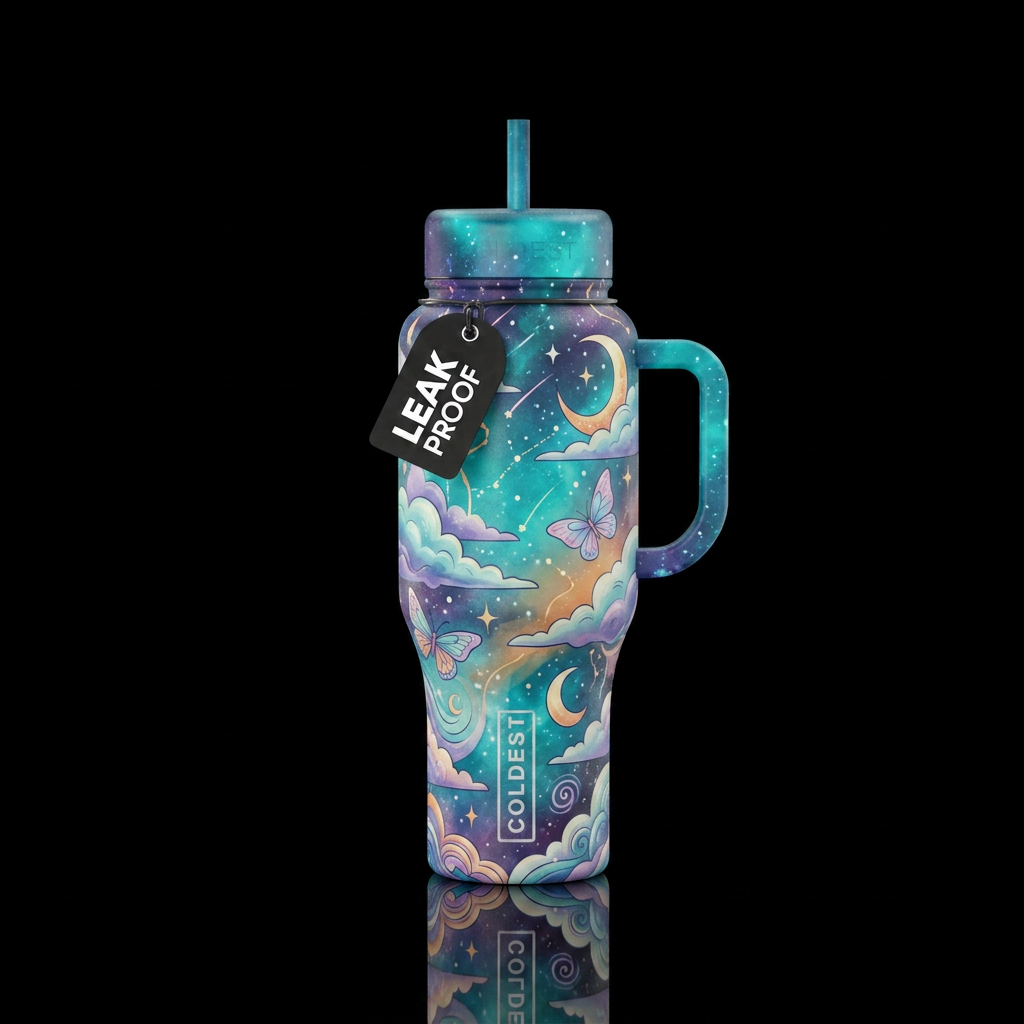 Day dreaming water bottle design