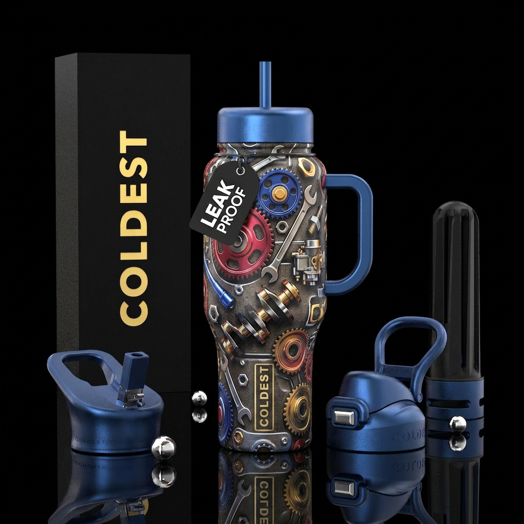 Mechanic work water bottle design