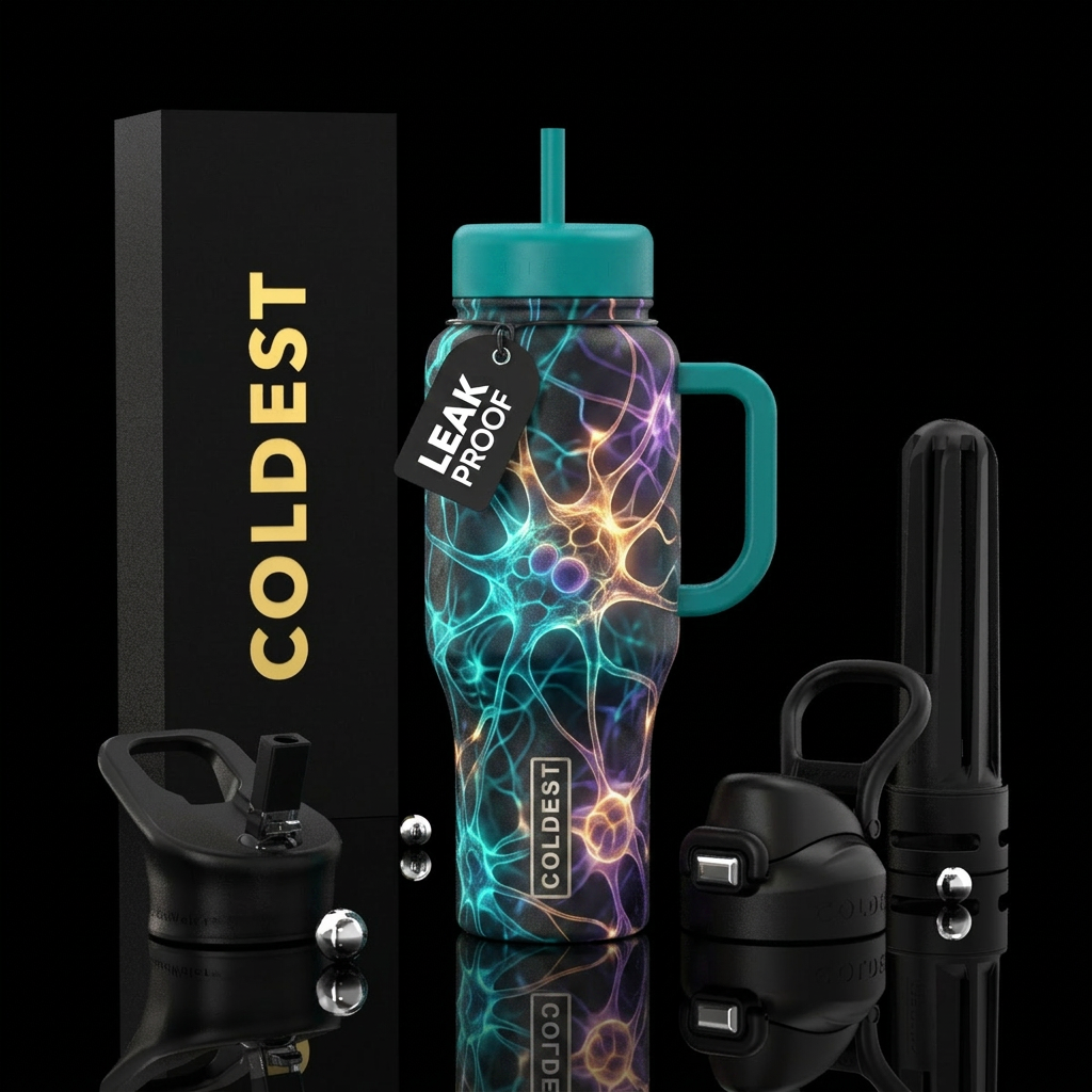 Expanded life glowie water bottle design