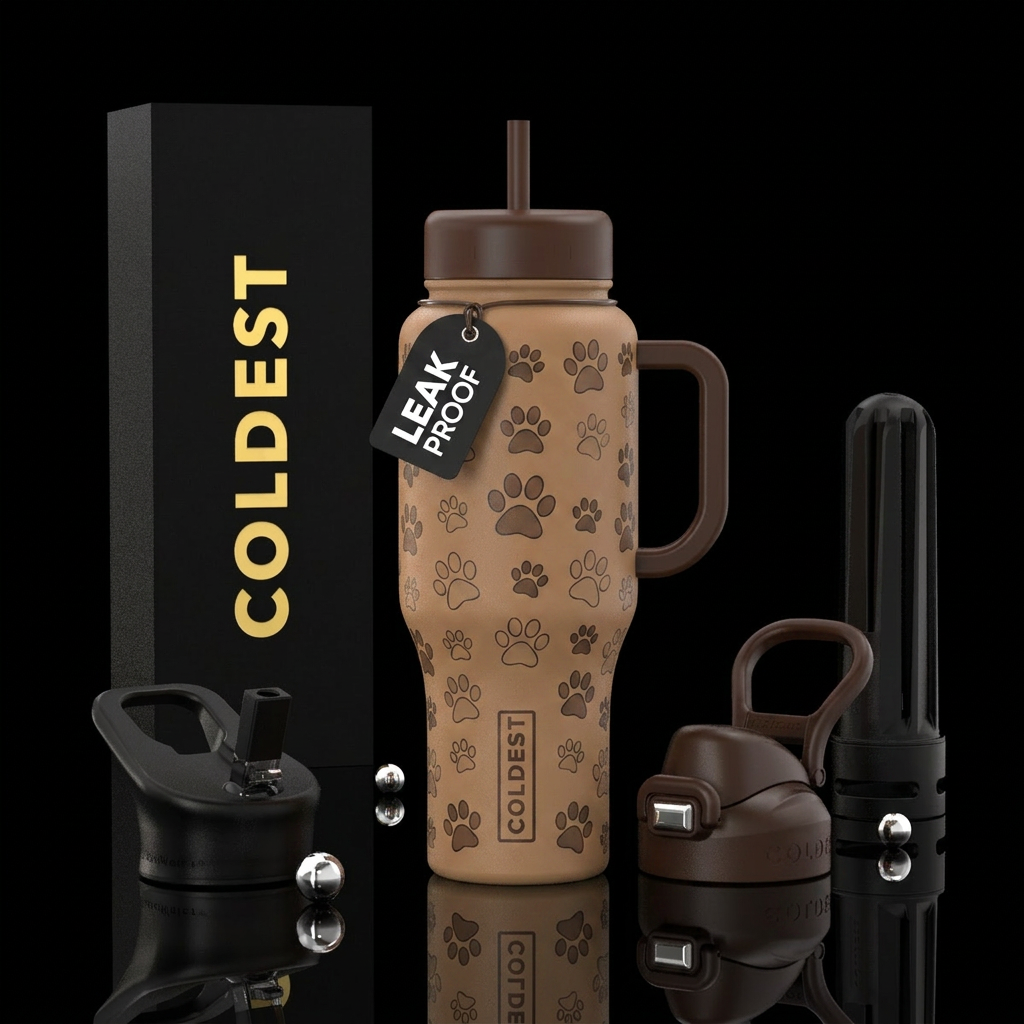 Pup Cup water bottle design