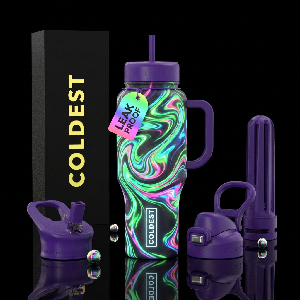 The Cosmos water bottle design