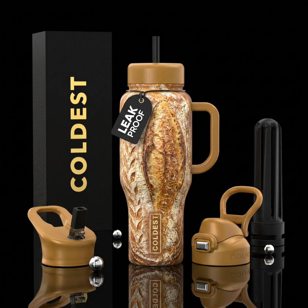 Sourdough water bottle design