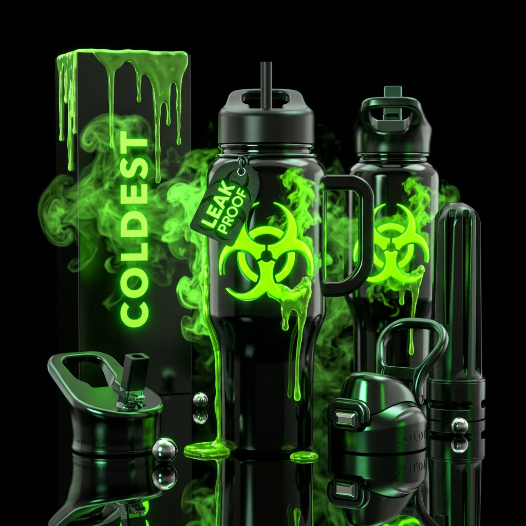 BioHacked water bottle design