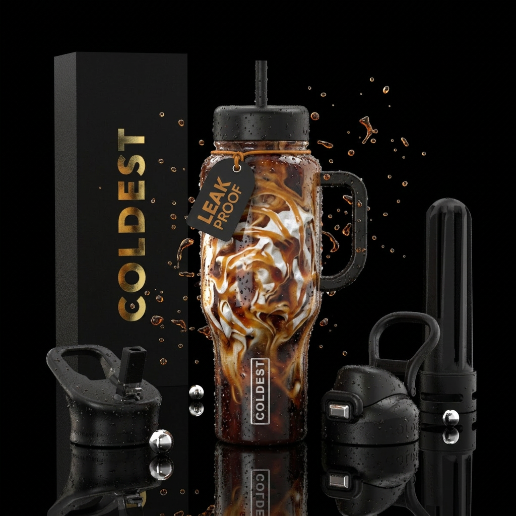 Coldie Break! water bottle design