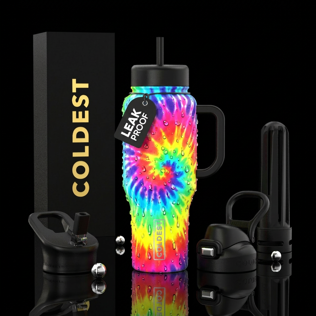 Groovy baby water bottle design