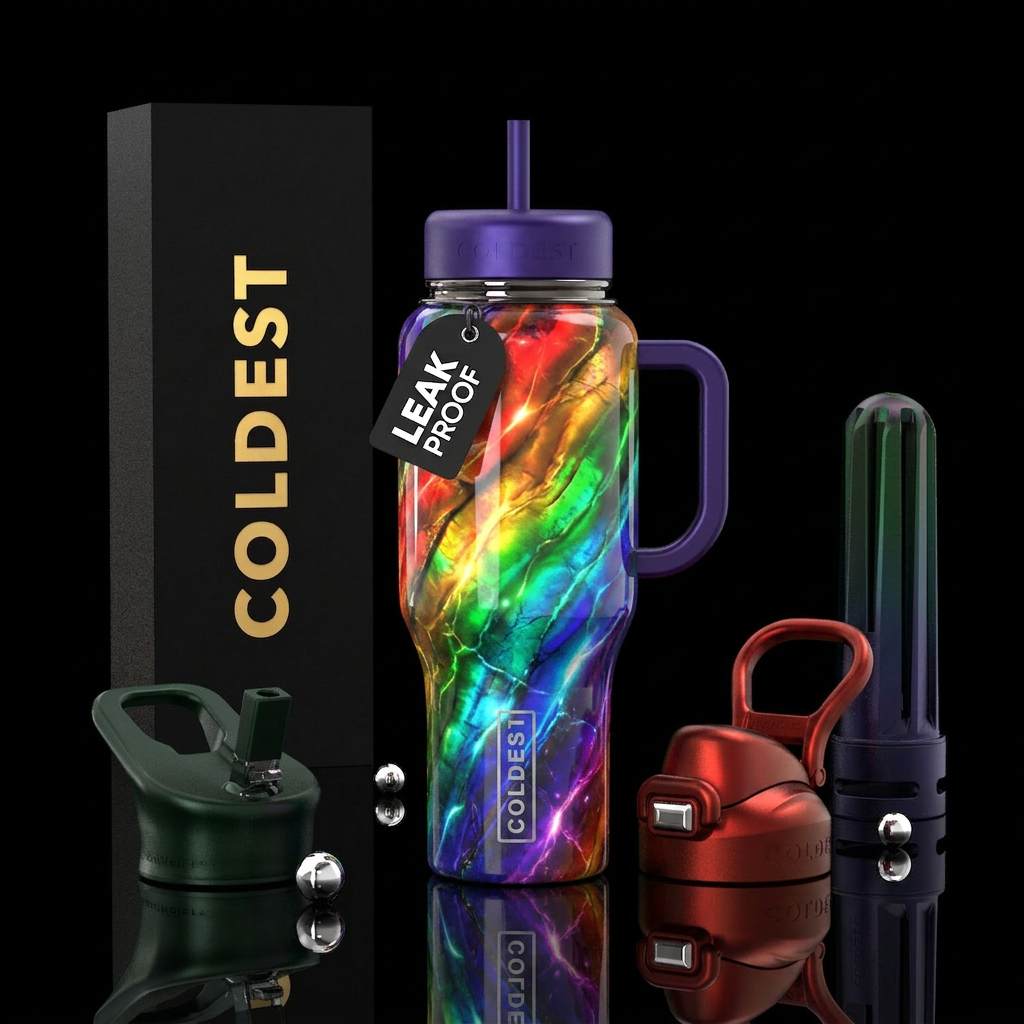 Ammolite Dreams water bottle design