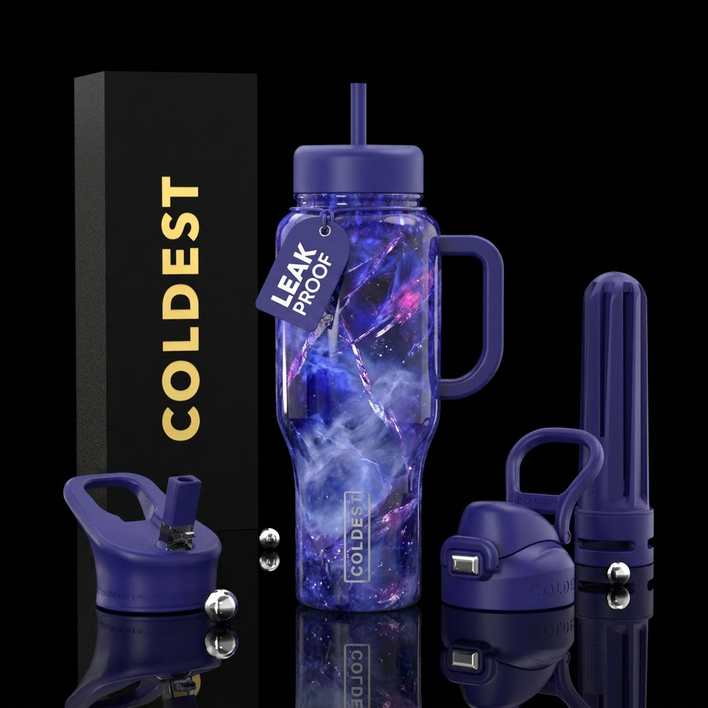 Tanzanite Dreams water bottle design