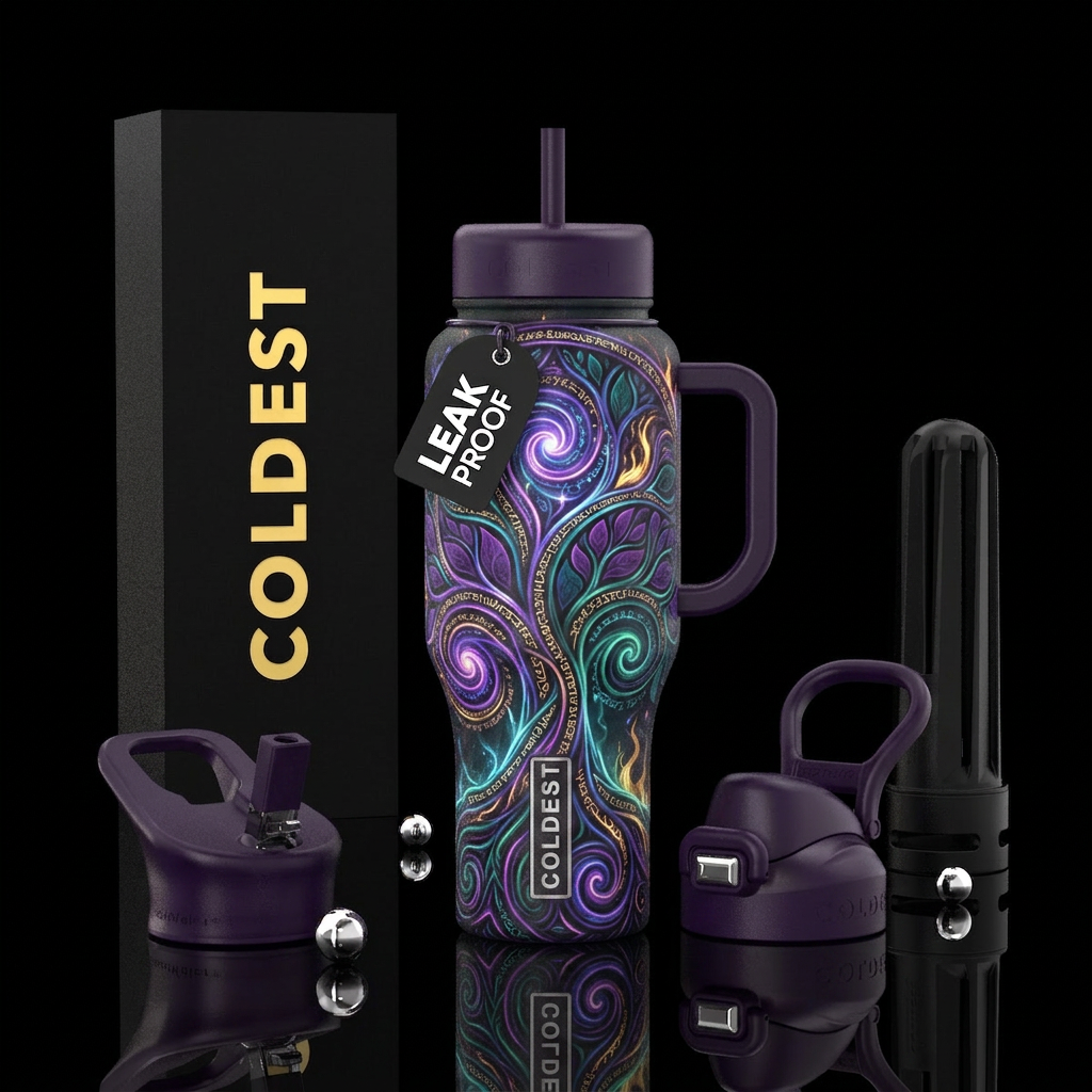 Tree of Magic water bottle design