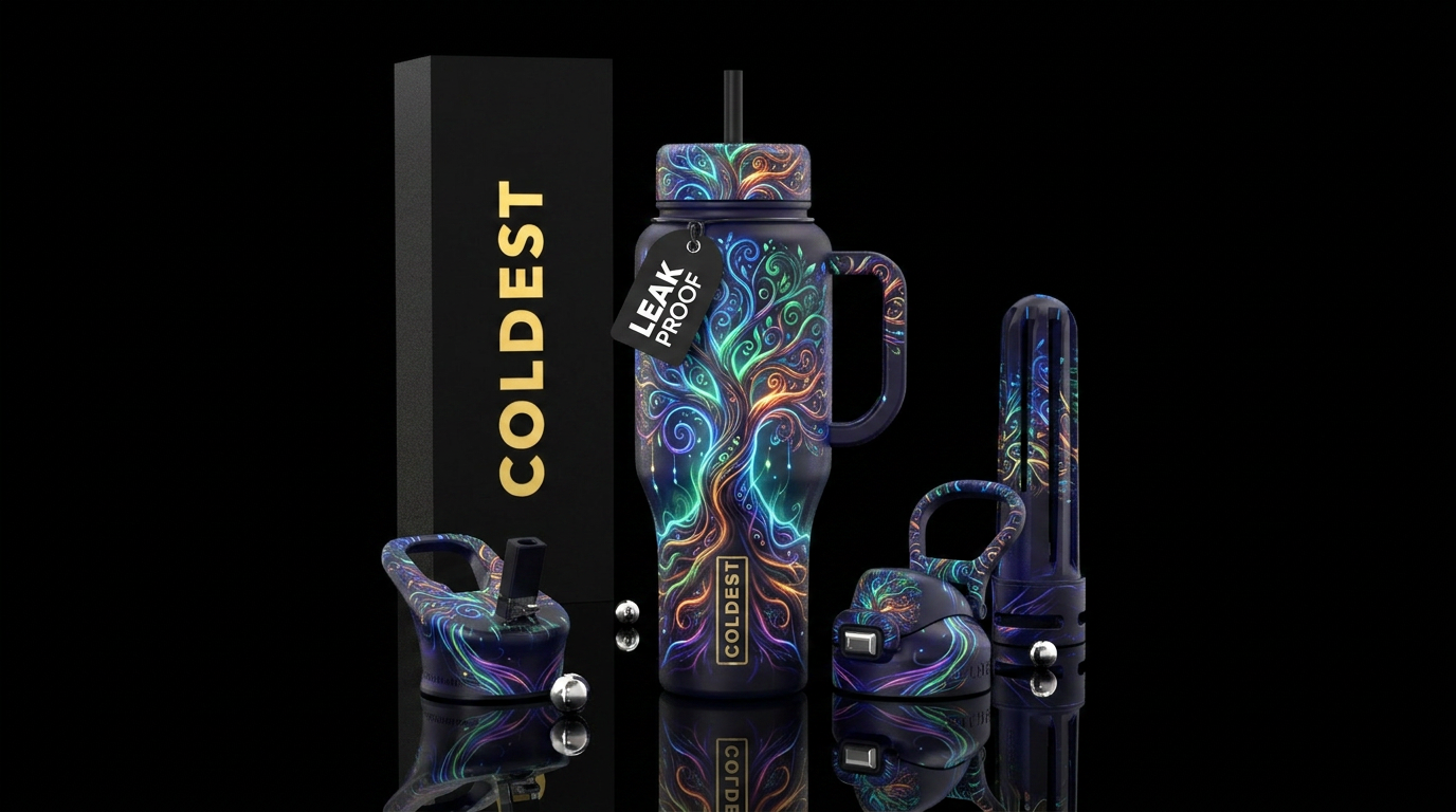 Gaea's Blessing water bottle design