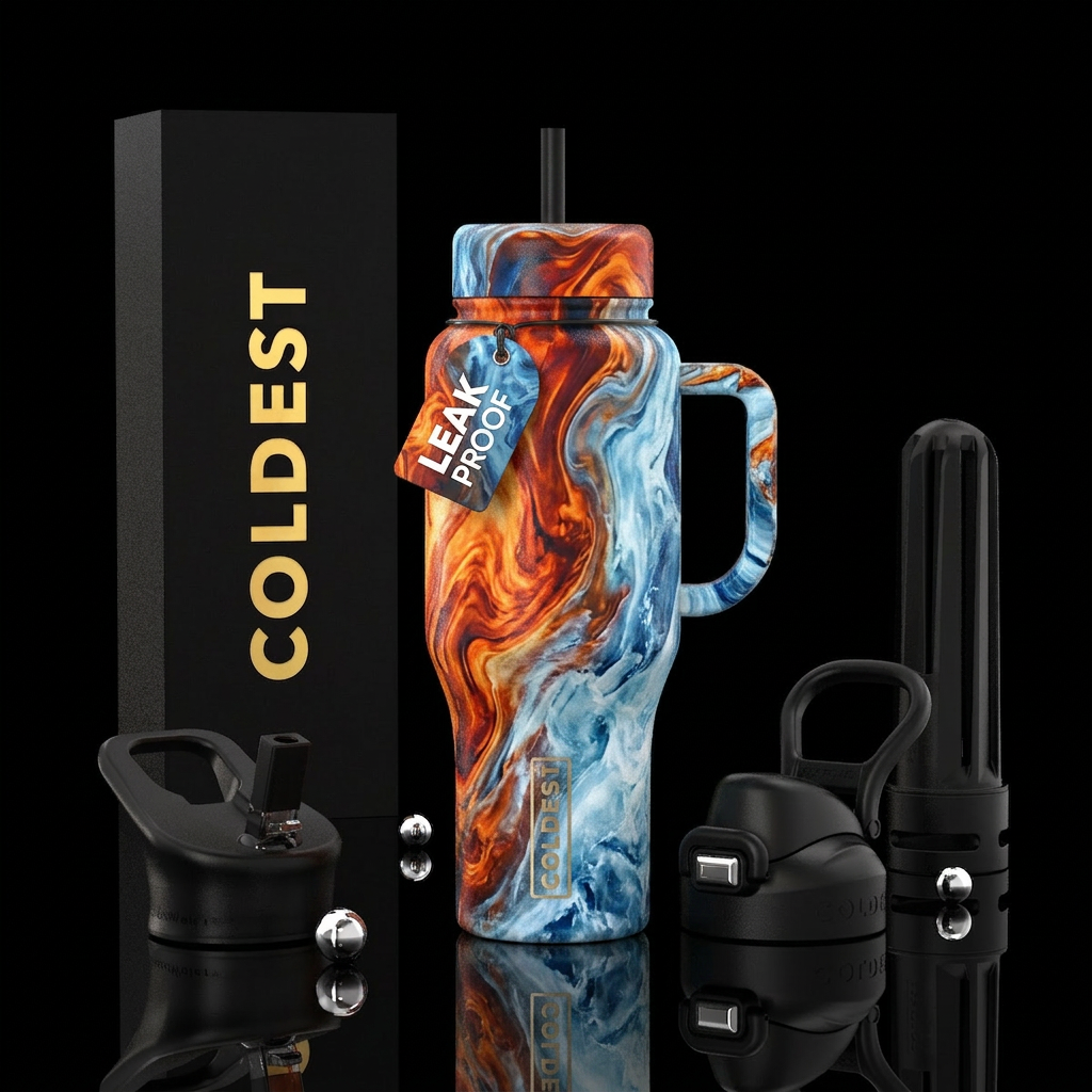Inferno frost water bottle design