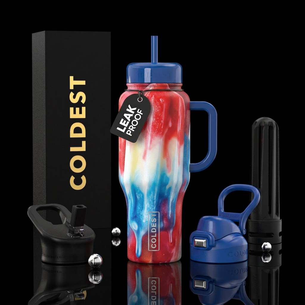 Melting away water bottle design