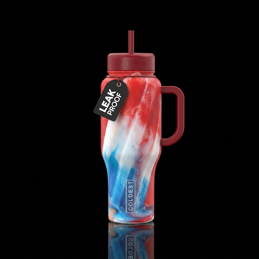 Rocket pop water bottle design