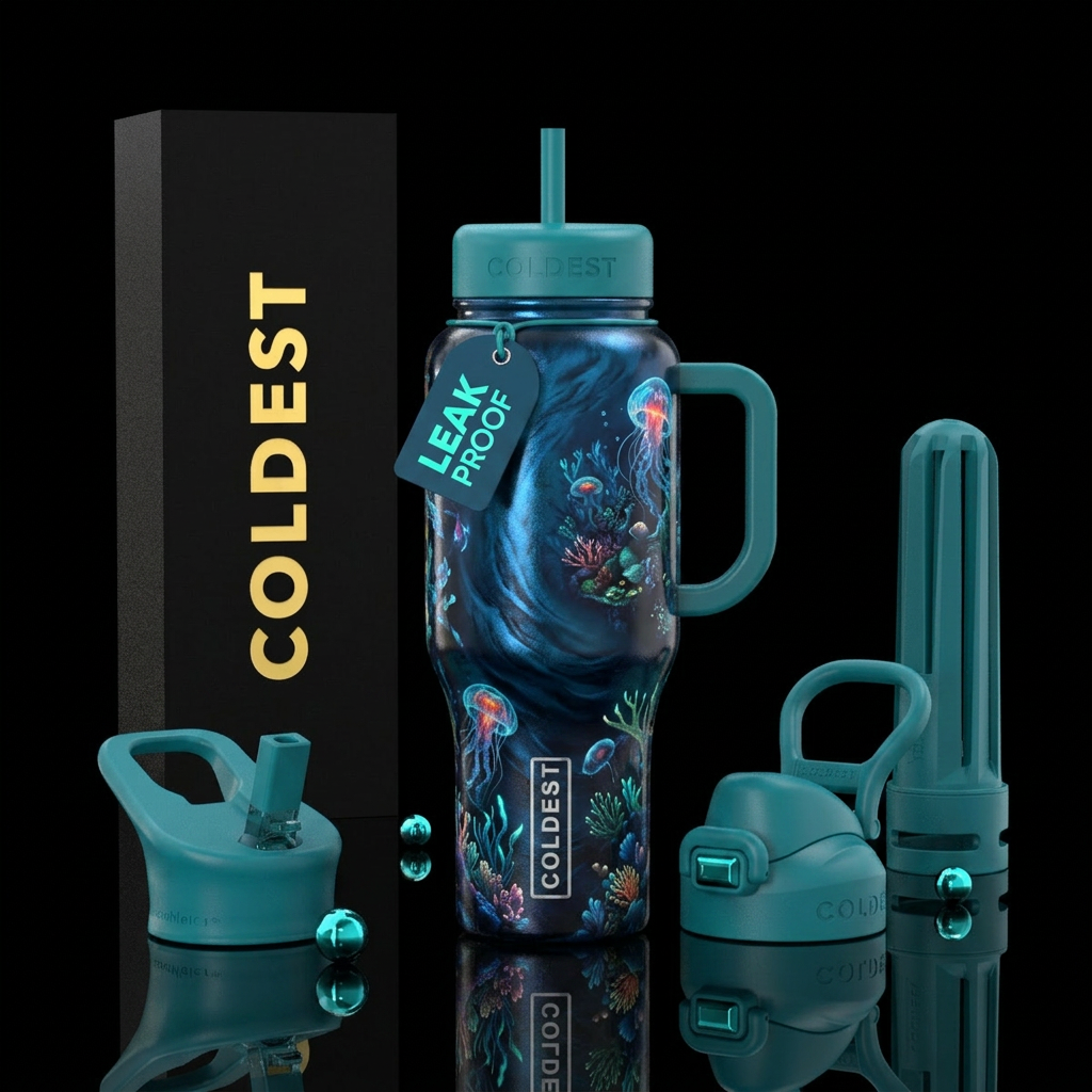 deep dive water bottle design