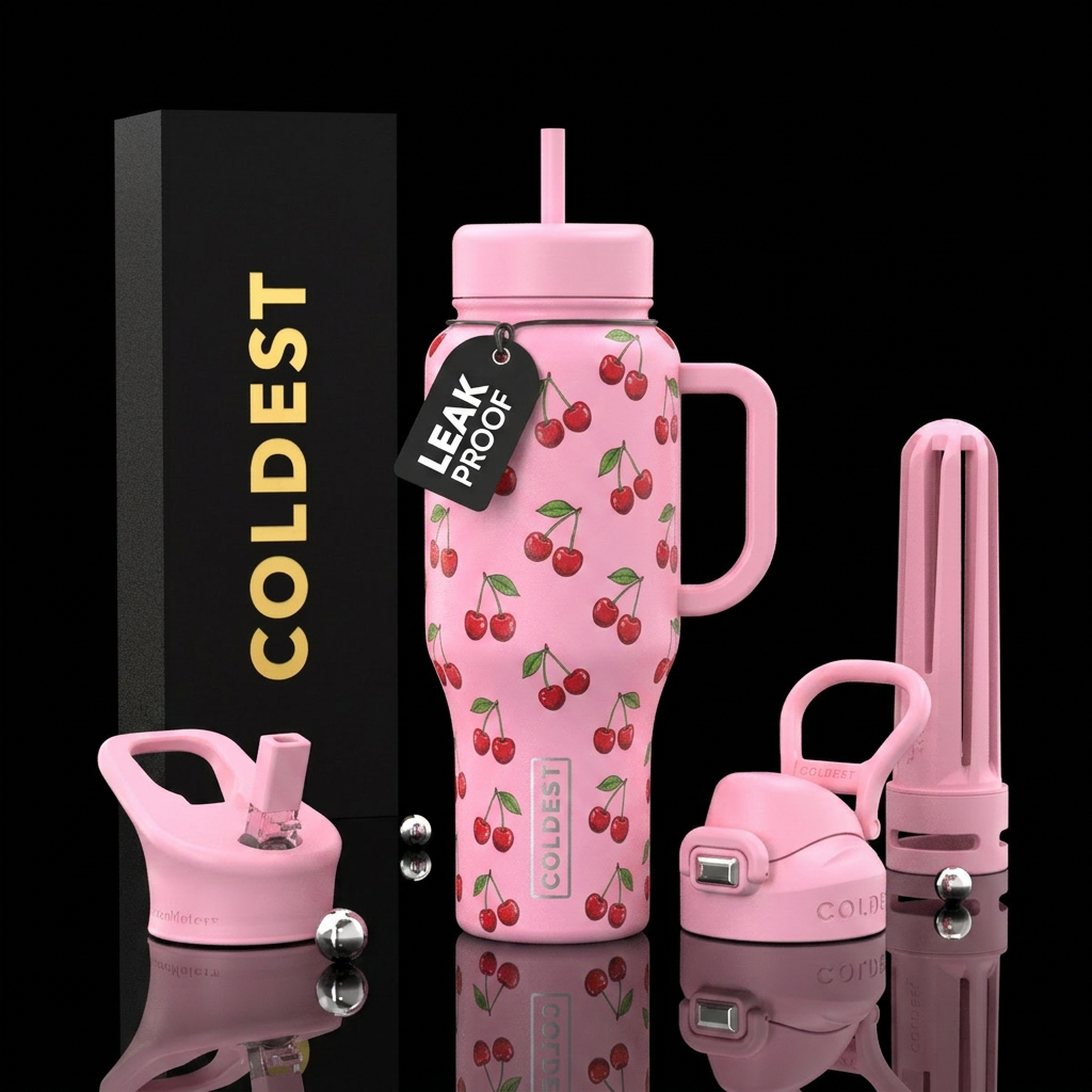 Cherry on top water bottle design