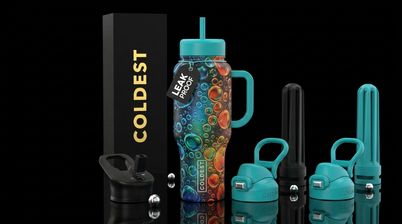 bubbles water bottle design