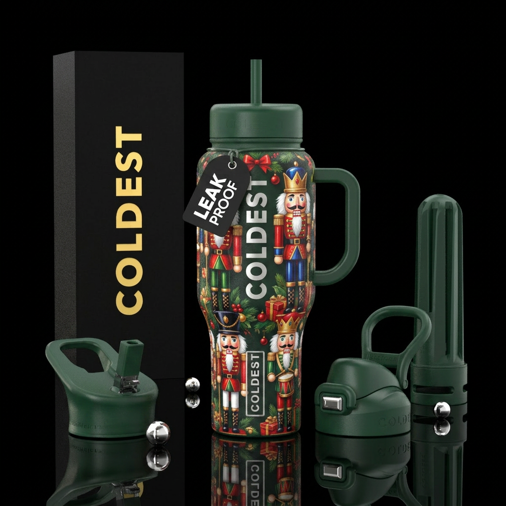 nutcrackers water bottle design