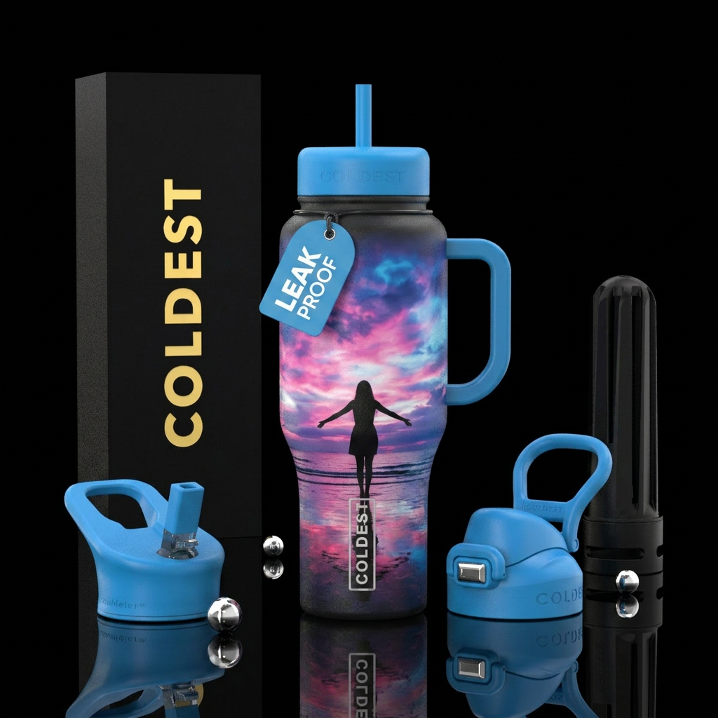 Low tide water bottle design