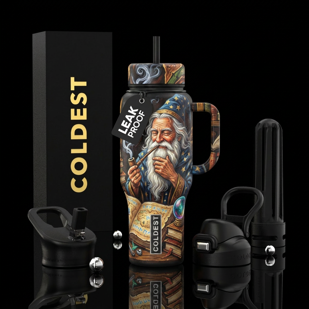 Wize Wizzard water bottle design