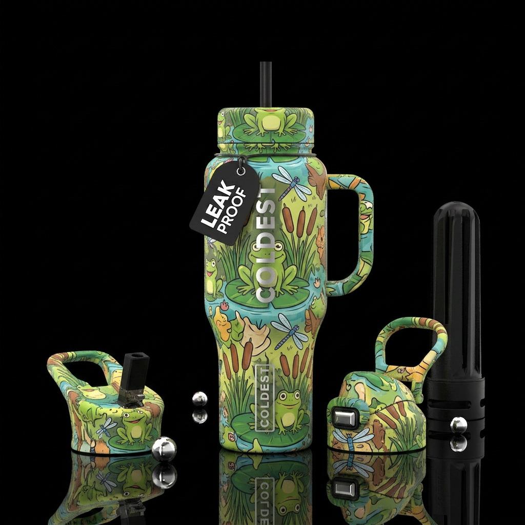 Hoppy Day water bottle design