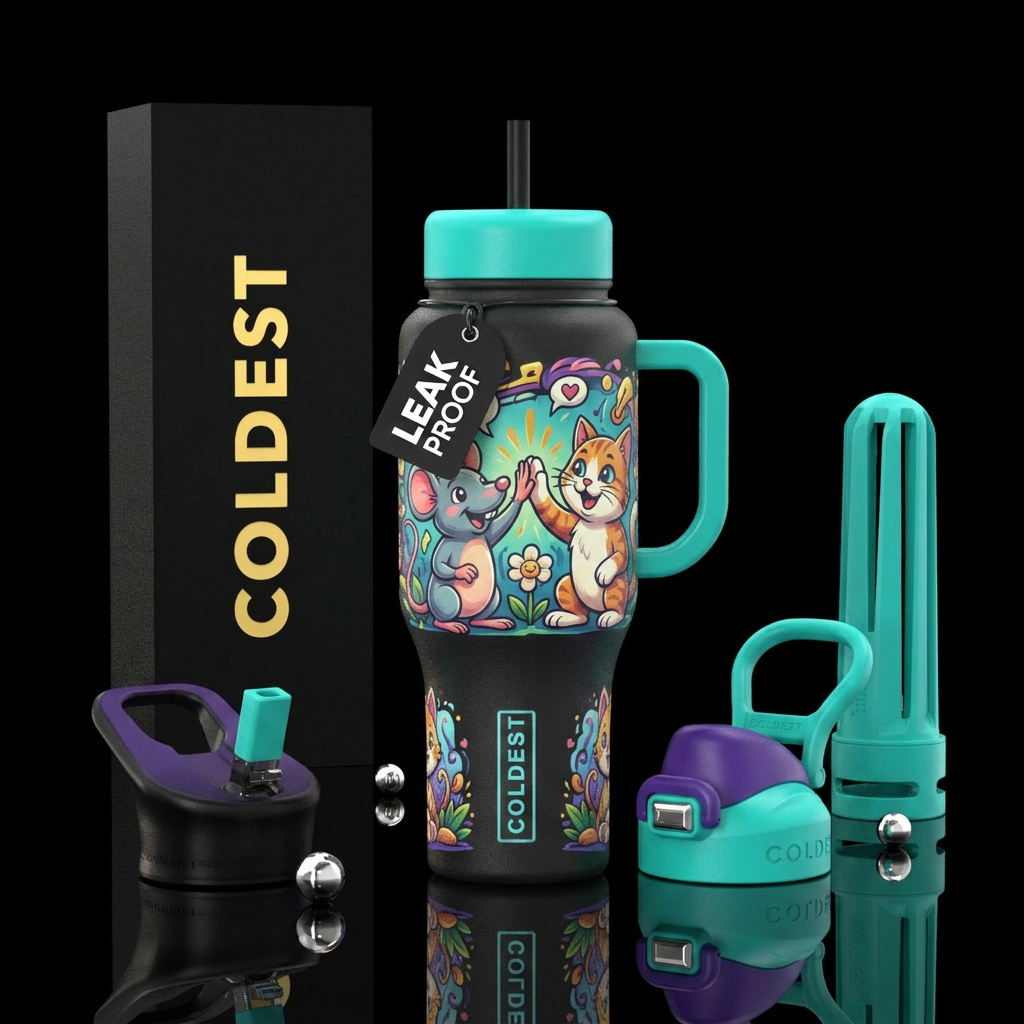High five water bottle design