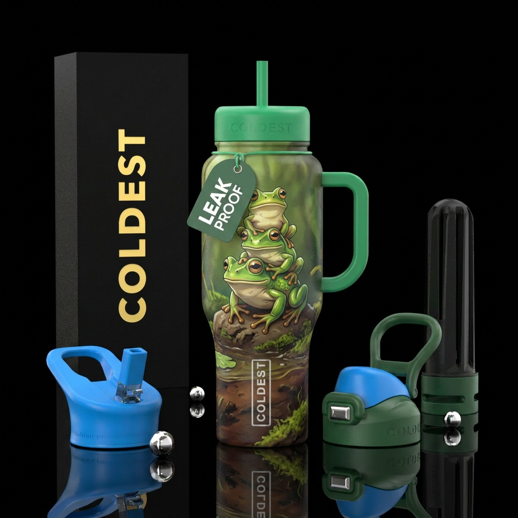 Triple stack water bottle design