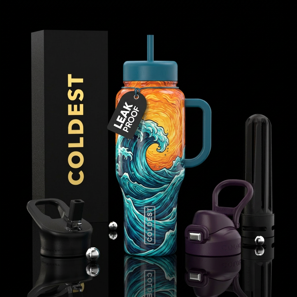 Coldest Wave water bottle design